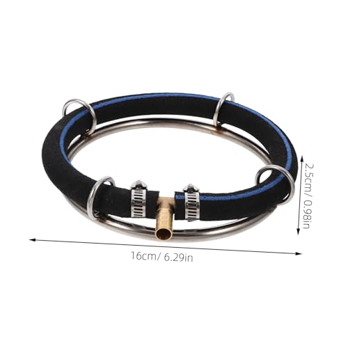Stainless Steel Fish Tank Bubbler Round Air Bubble Diffuser Rings Pond Diffuser for Aquatic Oxygenation