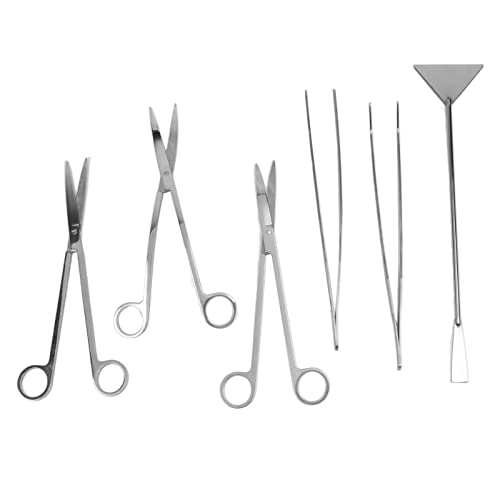 GLOGLOW Nan Aquarium Tools Aquarium Set, Stainless Steel Tools for Plant Care Fish Tank Cleaning