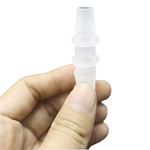 3/4" to 5/8" Hose Barb Reducer Pipe Fittings Adapter, Plastic Joint connector Splicer Mender for Aquarium Household Transport Fuel Gas Liquid Air (Pack of 4) - size: 3/4"-5/8"