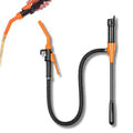 Portable Electric Water & Fuel Transfer Pump - 2.4 GPM Battery Operated Liquid Siphon Pump with Flow Control Nozzle & Extra Long Hose - For Gas, Diesel, Water & Fish Tanks