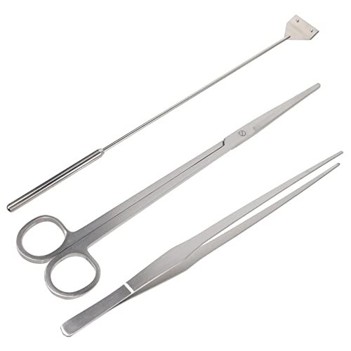 BESPORTBLE Aquarium Aquascaping Tool Set Tweezers Scissors Algae Scraper Premium Fish Tank Cleaning Kit for Freshwater Saltwater Aquariums