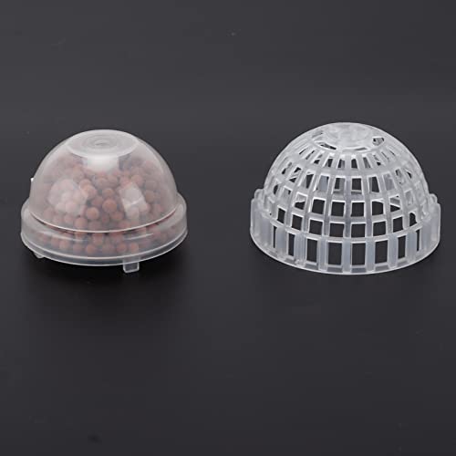 Dioche Aquarium Moss Ball Holder with Minerals for Shrimps and Fish Breeding in Plastic Fish - Transparent Design for Aquarium Landscaping