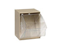 Quantum Storage Systems QTB301IV 1 Drawers Tip Out Cabinet Part Organizer Ivory 14" H x 12" W x 12" D - size: 14" H x 12" W x 12" D, style: 1 Drawers Tip Out Cabinet Ivory