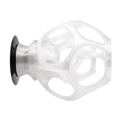 Maze Shrimp Hide | Baby Shrimp Protector & Swim-Through Hideout – Aquarium Plant Holder & Fish Tank Decor with Suction Cup (Clear White, Mini) - color: Clear White, size: Mini