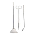 1 Set Portable Aquarium Tools Set Multi Function Stainless Steel Tweezers Scissors Scraper for Aquascaping and Plant Maintenance Freshwater Tanks