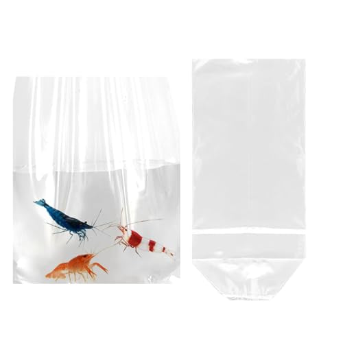 50PCS Aquariums Live Fish Bag 350mm Leak Proof Transparent Plastic Transport Bag Packaging and Distribution Supplies