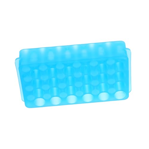 PRETYZOOM 24Hole Dual Sided Rack Sampling Tube Organizer for Laboratory Acid Alkali Resistant Versatile Design for Efficient Storage and Organization