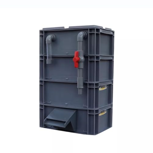 Aquarium Filter, Multi-Stage Filtration System for Fish Tanks and Ponds, Efficient Waterfall Design, Circulation Box for Drip Filter Applications - size: 60x40x88cm