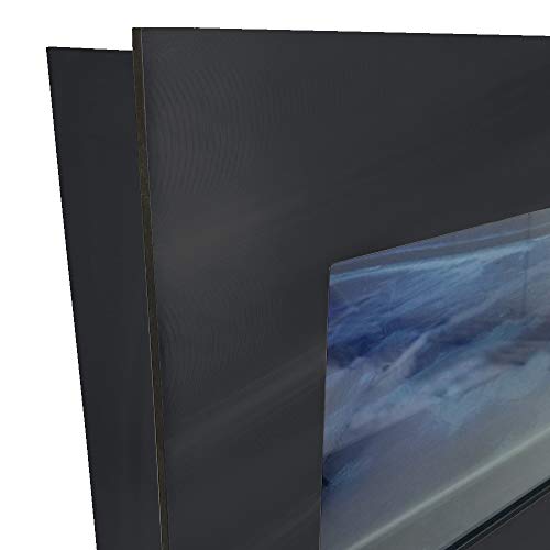 Aussie Aquariums AA-Skyline-BBLACK 2.0 Wall Mounted Aquarium Brushed Black - color: Black, size: Skyline