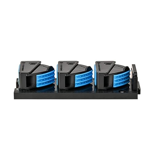 RESTCLOUD Fishing Rod Holder Vertical, Fishing Pole Holders for Garage, Fits 3-19mm Rod Diameter (3 Slots) - size: 3 Slots