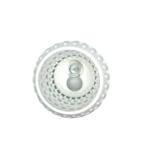 Betta Bulb Hide 2.0 | Betta Rest Fish Tank Ornament Large | Aquarium Cave with Suction Cup for Small Fish Tank, Betta Habitat, Shrimp Hideout, Aquatic Decor Large (Pure White) - color: Pure White