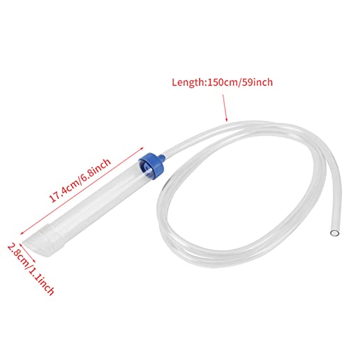 Aquarium Manual Water Changer, Gravel Cleaner Siphon Tube for Small Fish T ANK, Fish T ANK Cleaning Tools