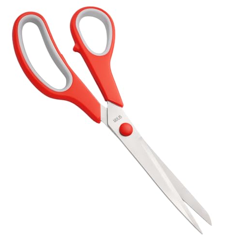 KUTZ 8.5" Comfort-Handle Office Scissors | Large Finger Holes | Extra Sharp Stainless Steel Blades - size: 8.5"