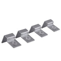 Pack of 4 Stainless Steel Aquarium Fish Glass Cover Clip Support Holder for Protecting(12mm)