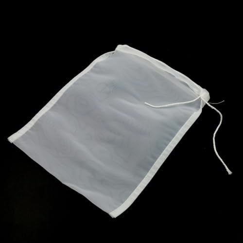 Extra Fine Filter Bags White Fine Filter Media Bags 200 Micron Quarium Filter Media Bags Sump Filter Sock,15 Pack (5.91" x 7.87")