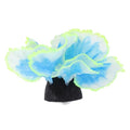 Cabilock Fish Tank Adornment Vivid Aquatic Plant Decor Blue Silicone Plastic Water Grass Ornament for Aquarium Landscape Decoration
