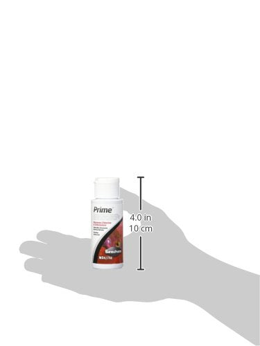 Seachem Prime Fresh and Saltwater Conditioner - Chemical Remover and Detoxifier 50 ml - size: 50 mL, style: Conditioner