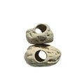 ALEGI Aquarium Decoration Rock Caves, Betta Fish Tank Accessories Hideout, Cichlid Stackable Cave Hiding (Small & Medium) - size: Small & Medium