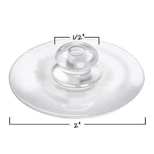 Nature Anywhere Replacement Suction Cups (4-Pack) - 2 Inch Diameter Heavy Duty Suction Cup for Window Bird Feeders, Awesome for Shower, Kitchen Sink Caddy