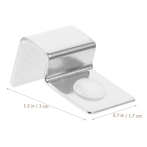 YARNOW Aquarium Clips for Glass Cover 4pcs Stainless Steel Support Bracket Fish Tank Mounting Easy to Clean - size: Size 3