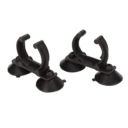 Fish Tank Silicone Suckers Clips for Aquarium Heater, High Insulation Holders, 2pcs