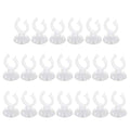 MroMax Aquarium Suction Cup Clips Airline Tubing Hose Heater Clips Clamps Holder for Fish Tank Clear 19mm to 22mm 20Pcs - size: 20pcs 19mm to 22mm