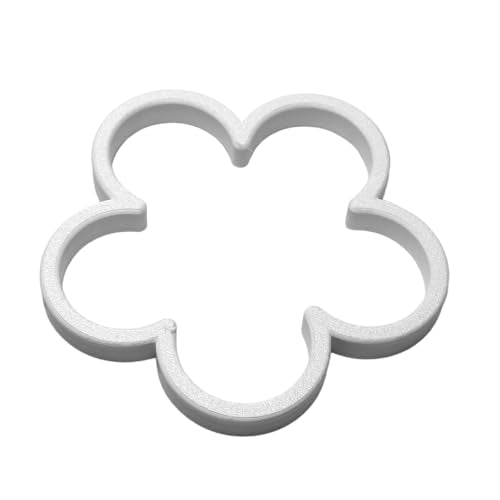 Fish Feeding Portals for Betta & Aquariums | Floating Food Rings & Breathing Windows (Multiple Shapes & Colors) (Daisy - White) - color: Daisy - White