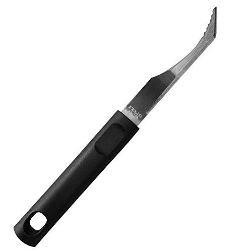 Better Houseware Black Handle Shrimp Deveiner and Sheller, 4" Blade and 12" Total Length - Stainless Steel Blade Shells and Deveins