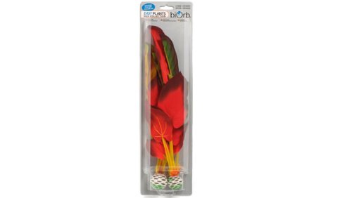 biOrb Silk Plant Set Large Green & red - color: Red/Green, size: Large