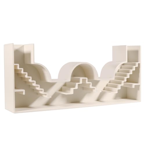 Aquarium Undergravel Fish Tunnel Cave Tunnel Fish Hide Fish Cave Corner Fish Tank Decorations Under Gravel Viewing Tunnel Fish Cave for Aquarium Hideout (White,Style 5) - color: White, style: Style 5