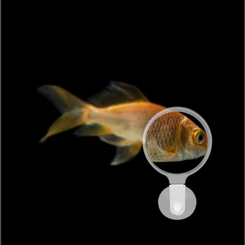 Sosoport Aquarium Magnifier Fish Tank Suction Magnifying Glass 2X Magnification Coral Viewing Glasses
