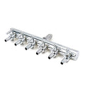 Air Flow Splitter Aquarium Stainless Steel 6 Ways Lever Control Valve - size: 6 Ways