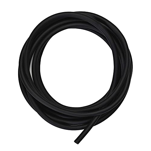 ALEGI 12 Feet Aquarium Airline Tubing Standard with 4 Air Stones and 4 Check Valves for Fish Tank Air Pump, Black