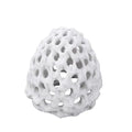 Chedin Plastic Shrimp Dome Hide with Suction Cup - Ideal Aquarium Ornament for Shrimp, Guppy & Betta Fish Hiding and Resting, White