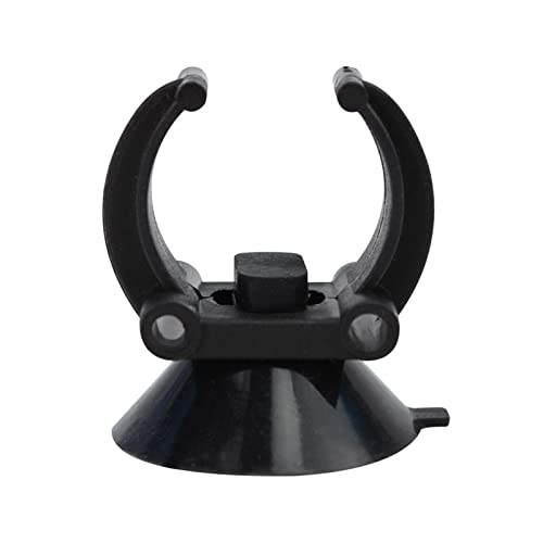 Heater Suction Cups for Aquarium Heaters Sucker with Clip Hose Tube Holders Clamps for Fish for Tank Accessories Easy to Aquarium Heater Suction Cups with Clips, Black