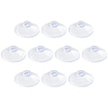 Pawfly 10 Pack Clear Suction Cups 0.8 Inch PVC Plastic Sucker Without Hooks for Home Decoration and Organization - style: 0.8 in 10pcs