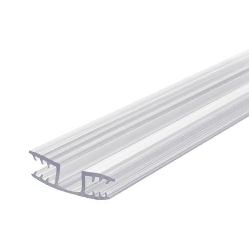 Outwater 36 Inch Clear Aquarium & Terrarium Lid Hinges – 1 Pack – Replacement Canopy Hinges for 1/4" Glass or Acrylic Fish Tank Lids - color: Clear, size: 36 Inches - Single