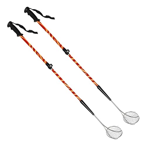 VOS Sand Sifter 2-Pack | Adjustable Handle 21"–33" | Stainless Steel Beach Scoop for Seashells, Shark Teeth & Sea Glass | Lightweight Aluminium, Rust-Resistant – KOVO Coral - color: KOVO Coral