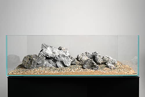 LANDEN Seiryu Stones Natural Rocks for Aquarium, Paludarium, Terrariums, Landscaping Rocks, Aquascaping, 80L (36lbs) 3-11in, Seiryu Stones(3-11inch,36lbs) - size: 07 Seiryu Stones(3-11inch,36lbs)