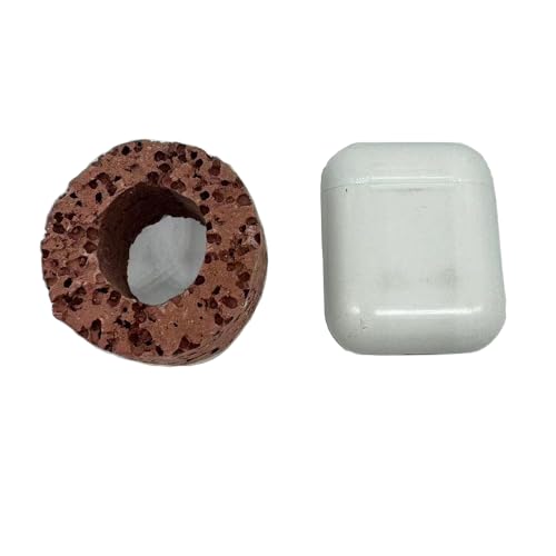 6 Pcs Aquatic Water Plant Fixed Rings, Aquarium Landscape Ceramic Pottery Plant Pot Gravity Ring for Fish Tank Accessories (Medium Sized) - size: Medium