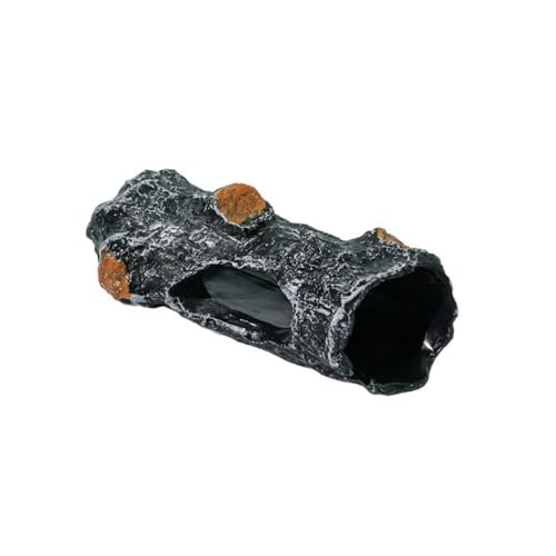 Hollow Tree Trunk Ornament PVC House Cave Decorative Aquarium Shrimp Hide Creative Simulation Fish(Style A)