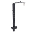 Aquarium Light Riser, Aquarium Light Bracket, Aluminum Alloy High Adjustable Aquarium Light Holder,Fish LED Aquarium Light Stand for Hanging Lamp (Black) - color: Black