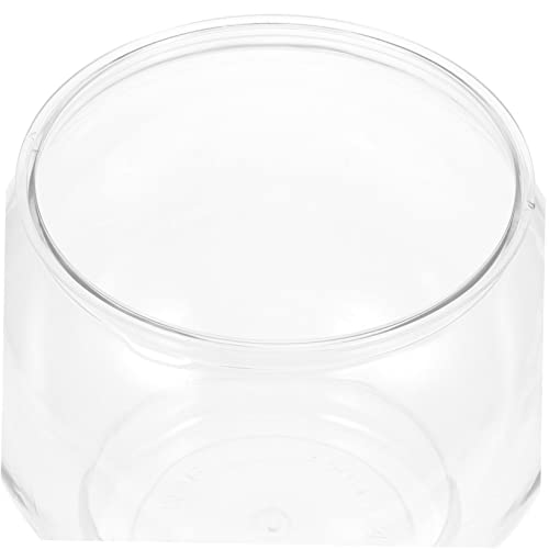 3pcs Goldfish Bowl Household Fish Tank Fish Bowl Fish Bowls Round Glass Vase Clear Glass Vases Glass Flower Vases Delicate Fish Bowl Fish Living Tank Desktop - size: 12.5X12.5X10.5CM