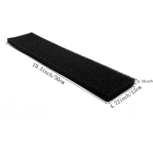 Aquarium Filter Sponge Pad 30PPI / 40PPI / 60PPI Bio Sponge Filter Media Cut-to-Size Foam for Fish Tank, Pond Filter (19.5" x 4.72" x 0.78" - 30ppi) - size: 19.5" x 4.72" x 0.78" - 30ppi