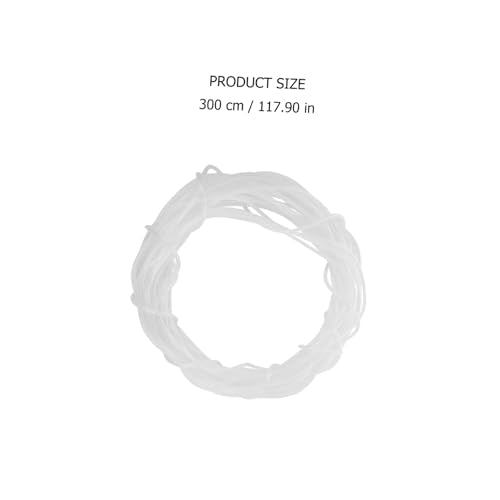 Happyyami 30m Flexible Airline Tubing Clear Tubing for Aquarium Air Pump and Strong Hose for Fish Tanks and Pools for Connecting Pumps and Stones