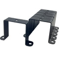 6 PCS 2.5x2.5" Square Pipe Tube Strap Clamps,2.5 inch metal u shaped bracket, steel u clamp bracket for mounting,Powder Coated Black - size: 2.5" x 2.5"