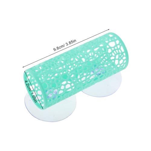WOONEKY 2pcs Betta Fish Cave Tunnel Durable Plastic Aquarium Hideout Decor for Fish and Shrimp Easy to Install Underwater Resting Tube