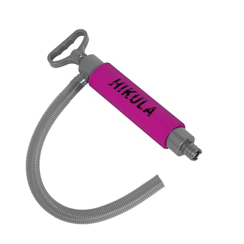 Manual Bilge Pump for Boats Kayak Canoe - Portable Siphon Pump, Kayak Bailer with Reversible Hose, Kayak Bilge Pump Medium/ 17 Inch, Rose - color: Rose Red, size: Medium