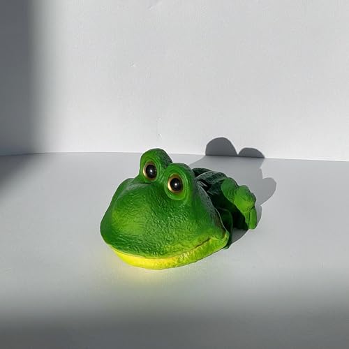 Aquarium Frog Air Bubbler Decorations - Aerating Action Frog Open Mouth Ornament, Oxygen Bubble Resin Crafts for Aquarium Fish Tank Decor