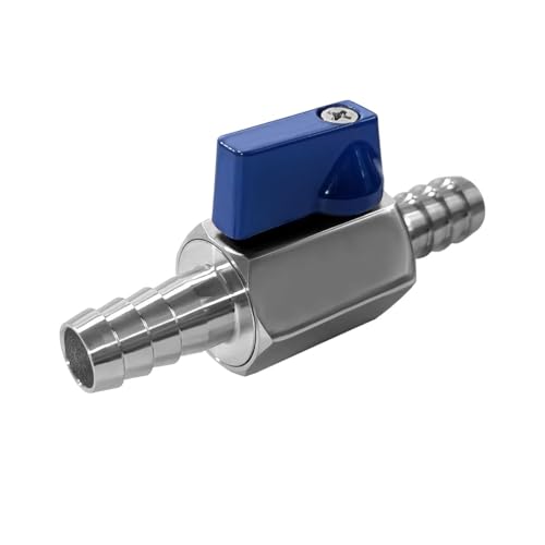 Beduan 2PCS 3/4" Hose ID Barb Ball Valve 304 Stainless Steel Mini Shut Off Valve for Water Gas Fuel Drip Irrigation and Aquariums - size: 3/4" Hose Barb